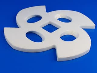 Zirconia ceramic plates for sand milling